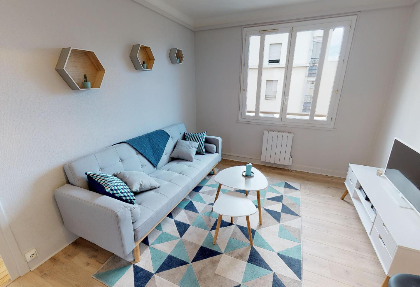 Appartement T4, 62m3 Lyon 3