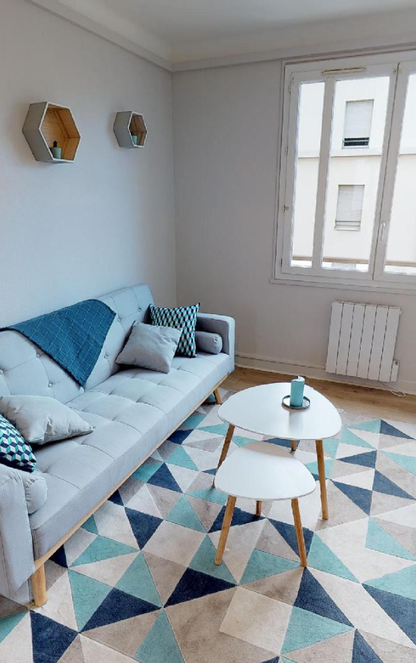 Appartement T4, 62m3 Lyon 3