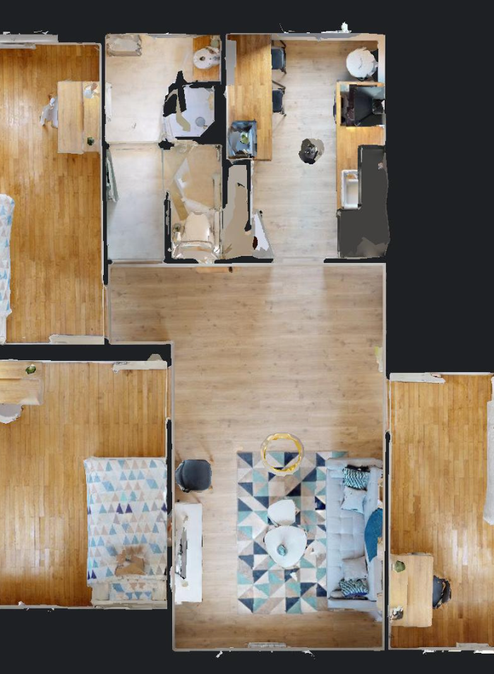 Appartement T4, 62m3 Lyon 3